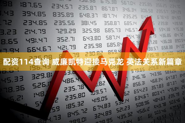 配资114查询 威廉凯特迎接马克龙 英法关系新篇章